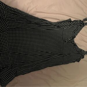 American Eagle Outfitters Black and White Patterned Dress